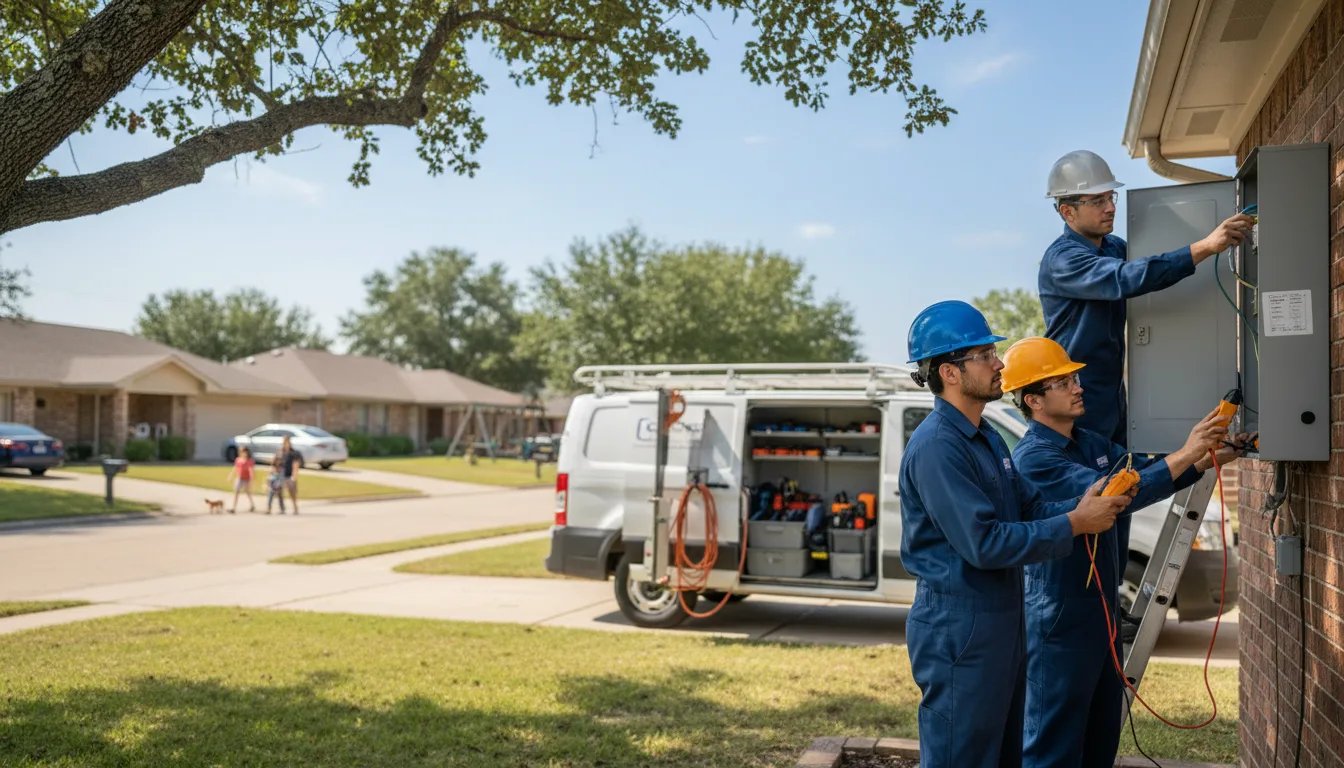 Certified electrician providing emergency electrical services in Mccracken, KS